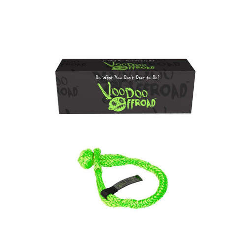  Voodoo Offroad 1/2 Inch X 8" Green Soft Shackles 