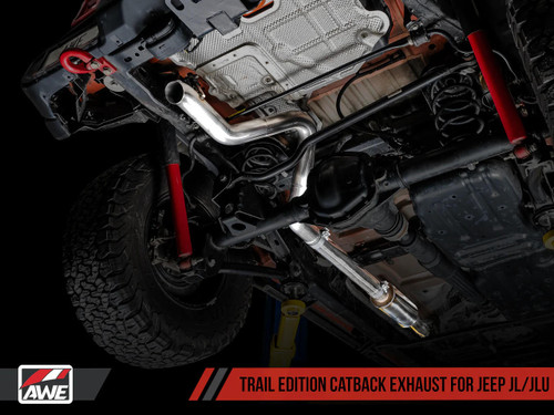 Awe Exhaust Trail Edition Catback Exhaust For Jeep Jl/Jlu 2.0T   Awe Exhaust Trail Edition Catback Exhaust For Jeep Jl/Jlu 2.0T