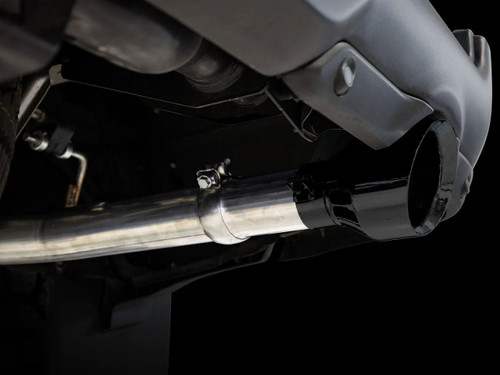  Awe Exhaust 0Fg Dual Rear Exit Catback Exhaust For 5Th Gen Ram 1500 5.7L (With Bumper Cutouts) - Diamond Black Tips 