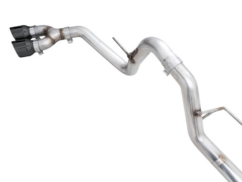 Awe Exhaust 0Fg Dual Side Exit Exhaust For '21+ Ford F-150 - 4.5" Diamond Black Tips   Awe Exhaust 0Fg Dual Side Exit Exhaust For '21+ Ford F-150 - 4.5" Diamond Black Tips