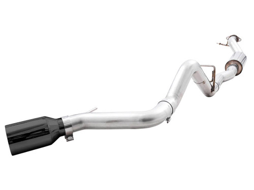  Awe Exhaust 0Fg Catback Exhaust For Ford Bronco With Bashguard™ - Single 5" Diamond Black Tip 