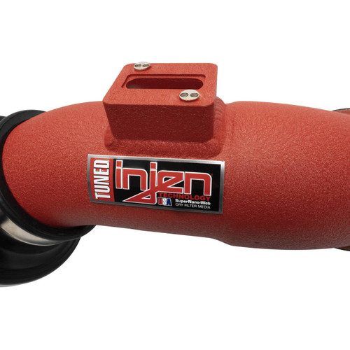 Injen 16-21 Bmw F3x/F2x 3.0T Short Ram Cold Air Intake System (Wrinkle Red)   Injen 16-21 Bmw F3x/F2x 3.0T Short Ram Cold Air Intake System (Wrinkle Red)