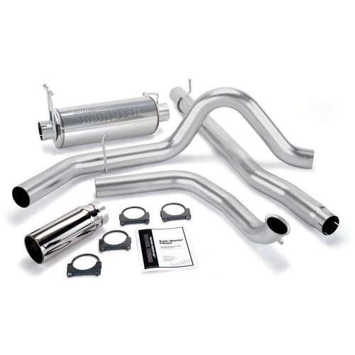  Banks Power 00-03 Ford Excursion 7.3L Power Stroke 4" Monster Exhaust System - Chrome Tip 