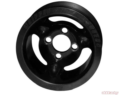  Whipple Superchargers 6-Rib 5 Bolt Pulley 4.0" (Black) 