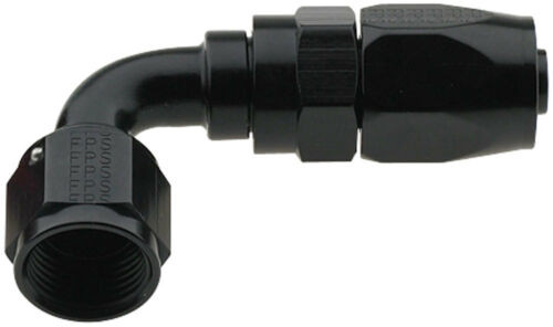 Fragola Hose Fitting #12 90 Deg Pro-Flow Black Fra229012-Bl