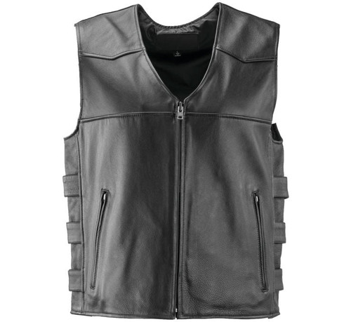 River Road Men's Plains Leather Vest