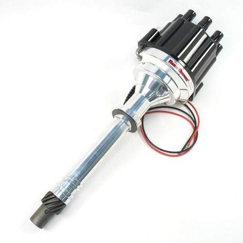 PERTRONIX IGNITION Pertronix Ignition Chevy V8 Billet Marine Dist. W/Blk Cap 