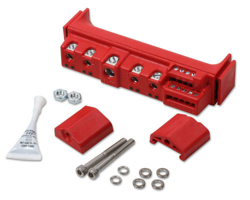 MSD IGNITION Msd Ignition Stand Alone Solid State Red Relay Block - 4 Channel 20 Amp 