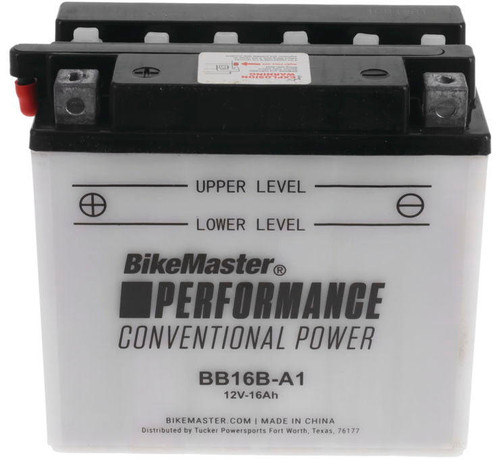  Bikemaster Performance Conventional Bb16b-A1 Battery - 180 Cca 