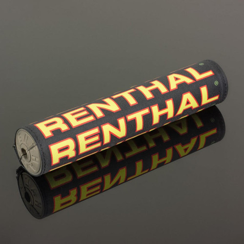  Renthal Vintage Sx Pad - Black/Red/Yellow (Grey Foam) 