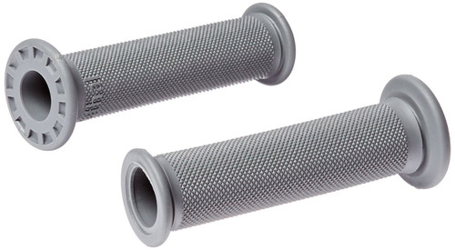 Renthal Medium Compound Short Diamond Road Race Grips - Grey