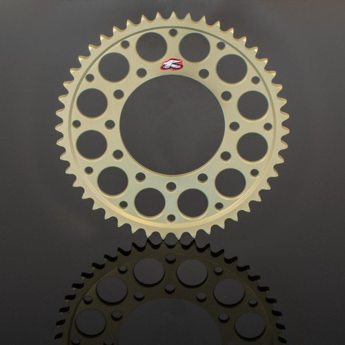  Renthal 154W-520 Ultralight Grooved Rear Chainwheel - 46T (Hard Anodized) 