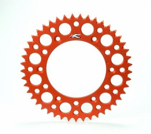  Renthal 480-415 Standard Rear Chainwheel - 41T (Orange) 