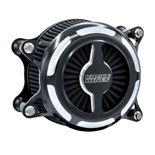  Vance & Hines 08-17 Harley Davidson Touring/Tri Glide/Softail V02 Blade Intake - Black Contrast 