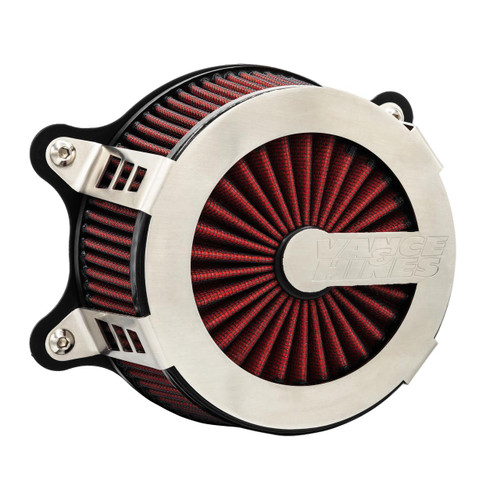  Vance & Hines 17-23 Harley Davidson Touring/Tri Glide/Softail V02 Cage Fighter Intake - Brushed 