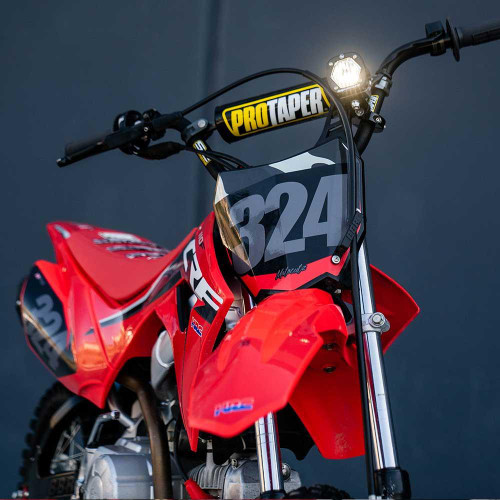  Baja Designs Moto Electric Start Pit Bike S1 Auxiliary Light Kit - Clear Lens 