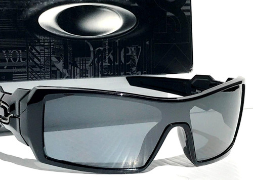 Oakley Oo9081-26203 Oil Rig Polished Black Iridium Polarized Sunglasses New