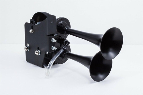  Kleinn Black Dual Air Horn System For Harley-Davidson 
