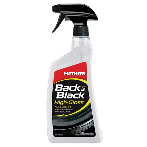 MOTHERS Mothers Back-To-Black Tire Shine - 24 Oz