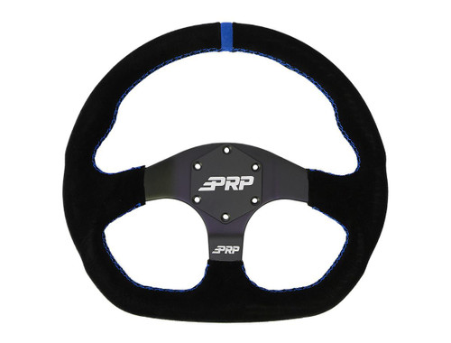  Prp Seats Comp-R Steering Wheel - Suede (Blue) 