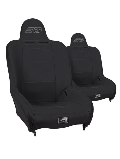 Prp Seats 07-18 Jeep Wrangler Jk/Jku Premier High Back Suspension Seat Kit - Black 
