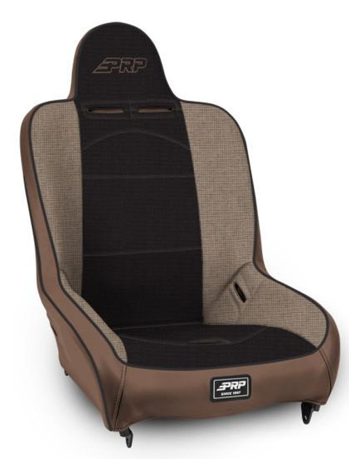  Prp Seats Premier Fixed High Back Suspension Seat - Tan/Black 