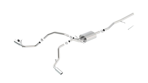 BORLA Borla 14-19 Chevy Silverado 1500 Atak Dual Side Exit Catback Exhaust System - Crew Cab W/ Standard Bed 