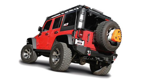 BORLA Borla 12-18 Jeep Wrangler Jk/Jku 3.6L Touring Axle-Back Exhaust System - Black Tips  BORLA Borla 12-18 Jeep Wrangler Jk/Jku 3.6L Touring Axle-Back Exhaust System - Black Tips