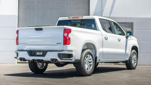 BORLA Borla 19-24 Gmc Sierra 1500 Touring Factory Split Rear Exit Catback Exhaust System - Carbon Fiber Tips  BORLA Borla 19-24 Gmc Sierra 1500 Touring Factory Split Rear Exit Catback Exhaust System - Carbon Fiber Tips