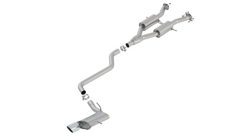 BORLA Borla 14-21 Jeep Grand Cherokee S-Type Catback Exhaust System - Polished Tip 