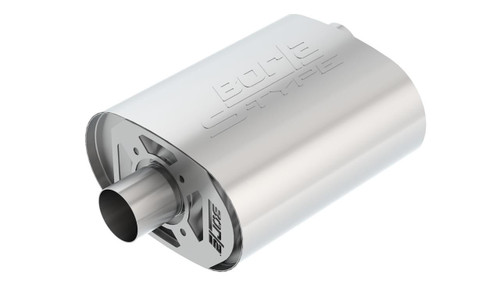 BORLA Borla Cratemuffler Ford 5.0L Coyote Moderate Output - 2.5" Offset/Center - S-Type 
