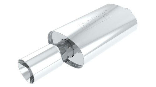BORLA Borla Universal Blow Torch Boomers Muffler - 2.25" Center Inlet / Single 4" Round Tip 