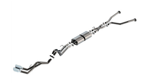 BORLA Borla 22-24 Toyota Tundra S-Type Dual Tip Single Exit S-Type Catback Exhaust System - Polished Tips 