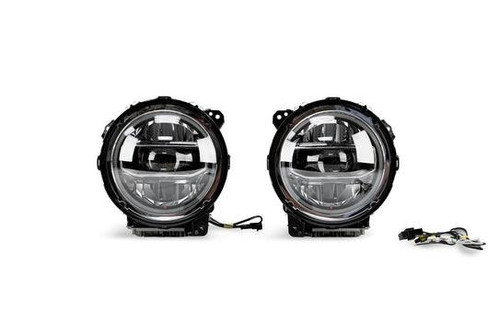Dv8 Offroad 18-24 Jeep Wrangler Jl / Gladiator Jt Led Headlights - Chrome   Dv8 Offroad 18-24 Jeep Wrangler Jl / Gladiator Jt Led Headlights - Chrome