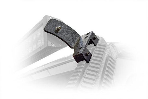 Dv8 Offroad 18-24 Jeep Wrangler Jl / Gladiator Jt A-Pillar Mounted Rail System   Dv8 Offroad 18-24 Jeep Wrangler Jl / Gladiator Jt A-Pillar Mounted Rail System