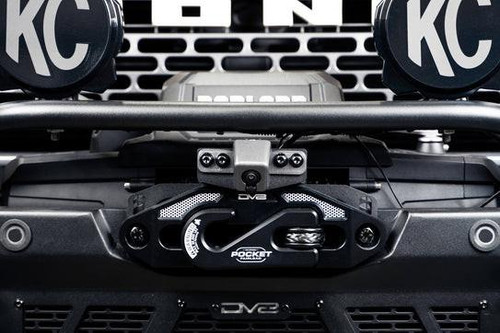Dv8 Offroad 21-24 Ford Bronco Front Camera Relocation Bracket   Dv8 Offroad 21-24 Ford Bronco Front Camera Relocation Bracket