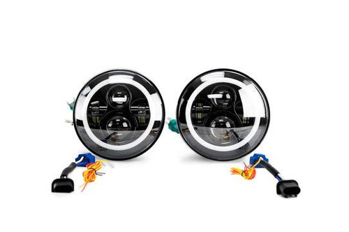 Dv8 Offroad 07-18 Jeep Wrangler Jk Led Projector Headlights - With Halo   Dv8 Offroad 07-18 Jeep Wrangler Jk Led Projector Headlights - With Halo