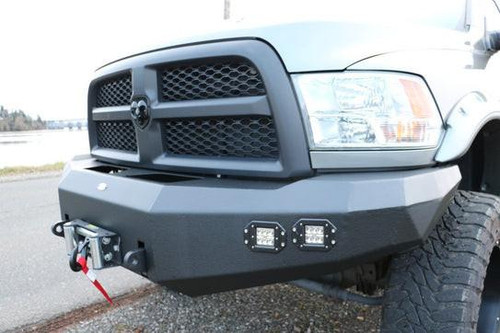 Dv8 Offroad 10-18 Ram 2500/3500 Steel Front Bumper With Led Cube Lights   Dv8 Offroad 10-18 Ram 2500/3500 Steel Front Bumper With Led Cube Lights