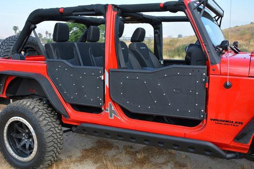 Dv8 Offroad 07-18 Jeep Wrangler Jk Front Rock Doors   Dv8 Offroad 07-18 Jeep Wrangler Jk Front Rock Doors