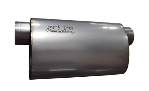  Kooks 3" Oval Offset/Offset 14" Long Muffler 