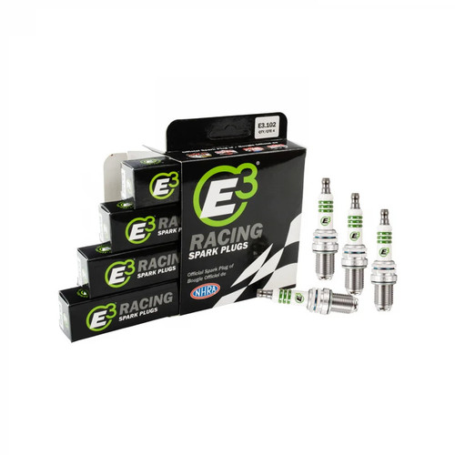 E3 Spark Plugs Alumiunum Ford/Chevy - 14Mm, .75" Reach, Gasket Seat - E3.102 (Sold Individually) E3 Spark Plugs Alumiunum Ford/Chevy - 14Mm, .75" Reach, Gasket Seat - E3.102 (Sold Individually)