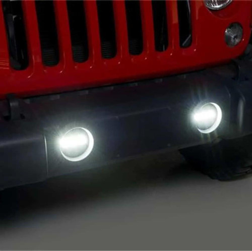  Putco 10-18 Jeep Wrangler Luminix Fog Light Upgrade - Plastic Bumper 