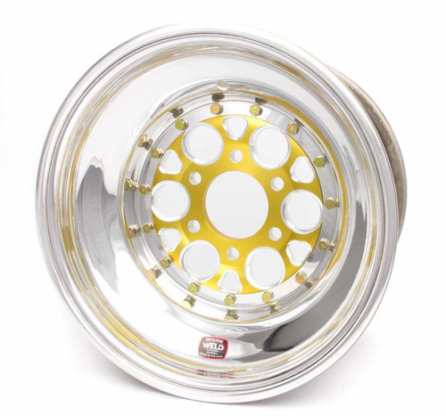 WELD RACING Weld Racing Gold Center Magnum Sprint 15X10 / 6X5 / 5" Backspace Without Beadlock 