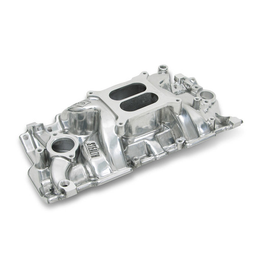 Weiand 55-86 Chevy 262-400 Small Block Speed Warrior Polished Intake Manifold - Non Egr