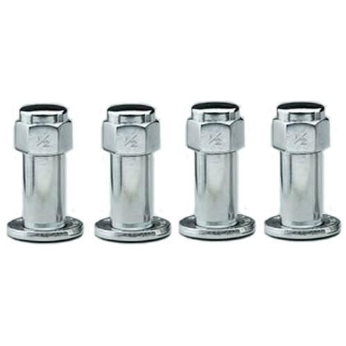 WELD RACING Weld Racing Chrome Shank Seat Closed End Lug Nuts - 1/2-20 (Set Of 4) 