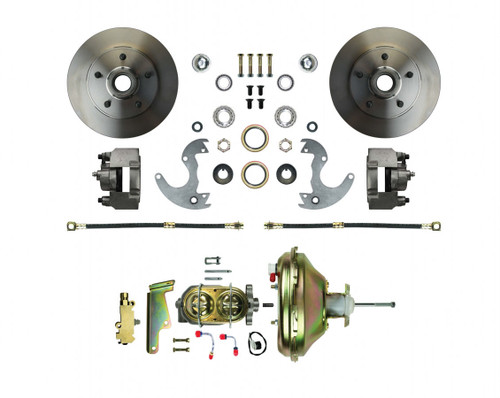 The Right Stuff 64-74 Gm A/F/X Body Front Power Disc Brake Conversion For Factory 14" Wheels