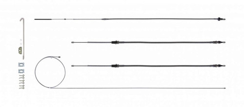  The Right Stuff 68-69 Gm F-Body Oe Steel Emergency Brake Cable Kit 
