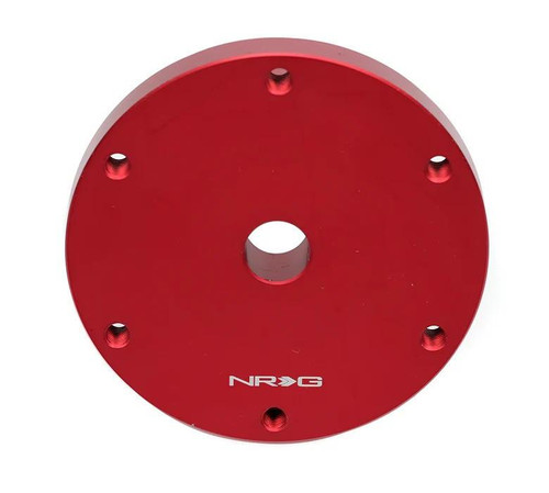  NRG Thrustmaster Short Hub Steering Wheel Adapter - Red 