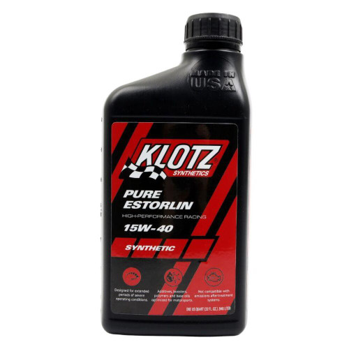  Klotz Pure Estorlin 15W-40 Racing Synthetic Engine Oil - 1 Quart 