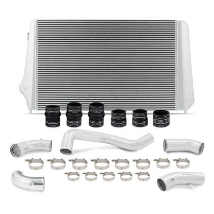  Mishimoto 17-19 Gm L5p Duramax Silver Intercooler Kit With Polished Pipes 